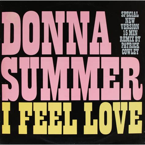 Donna Summer I Feel Love Version Maxi Mixé par Patrick Cowley Vos