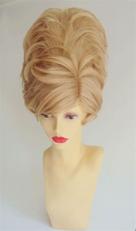 Blonde Beehive Wig Bouffant Style Beehive Wigs Blonde Beehive Wigs