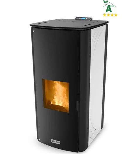 Termostufa A Pellet Class Thermo Bianca Canadian Stove