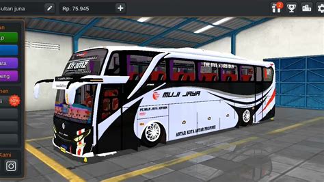 PO Muji Jaya Mode Pariwisata Bus Simulator BUSSID Mb Juna YouTube