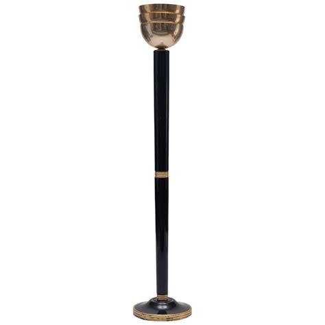 Extruded Brass Profile Art Deco Style Floor Lamp For Sale At 1stdibs