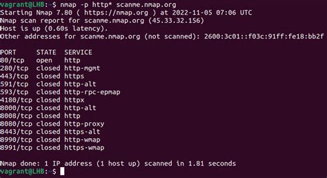 Scanning All Or Specified Ports With Nmap