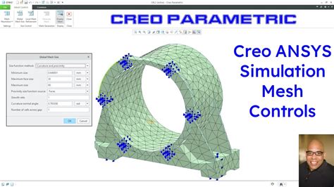 Creo Parametric Creo Ansys Simulation Mesh Controls Youtube