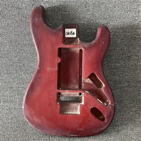 Red Solid Basswood Stratocaster Strat Style Guitar Body Reverb UK