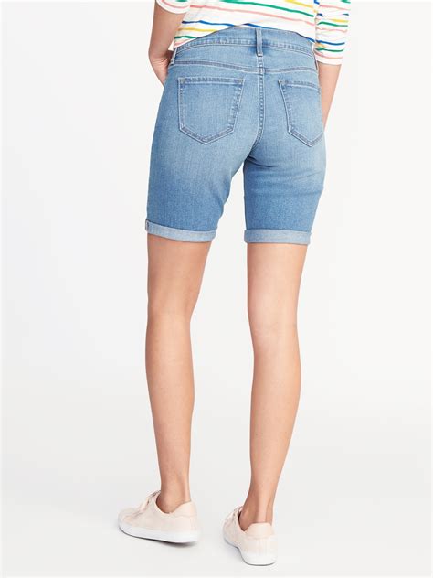 Slim Bermudas For Women 9 Old Navy