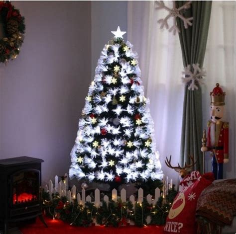 Kunstkerstboom Met Glasvezel LED 180 Cm Bol