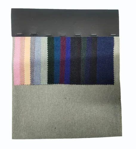 Plain Grey Polyester Suiting Fabric At Rs 185 Meter Suit Fabric In