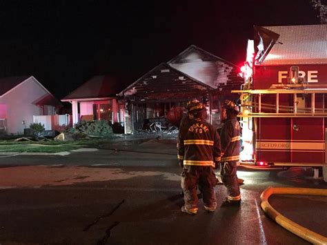 Early Morning House Fire Breaks Out In Spokane Valley Sending Flames