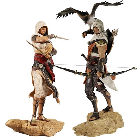 Assassino Creed Aya Bayek Figura De A O Pvc Est Tua Alta Qualidade