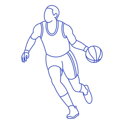 Design Png E Svg De Curso De Jogador De Basquete Para Camisetas