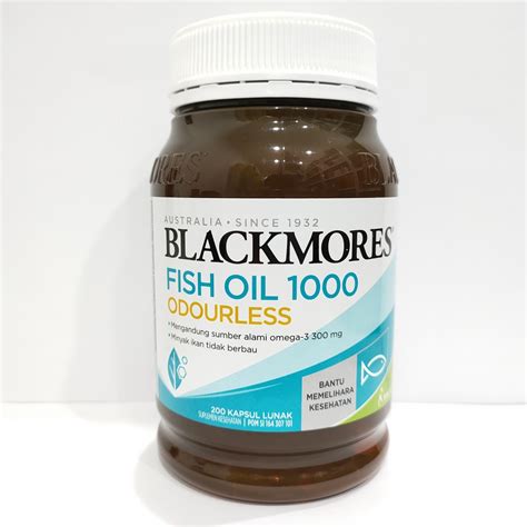 Jual Kemasan Baru Blackmores Odourless Fish Oil 1000 Mg 200