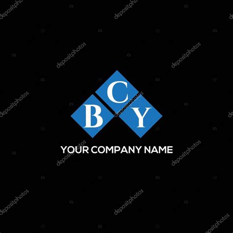 Dise O Del Logotipo De La Letra Bcy Sobre Fondo Negro Bcy Iniciales