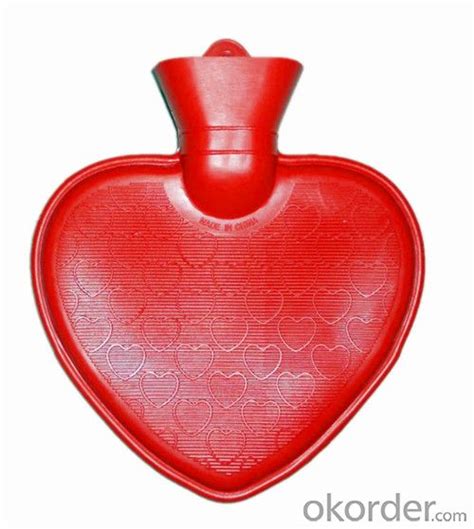 PVC Heart Shaped Hot Water Bottle 1000ml Particular BS Quality Buy Hot Water Bottles From