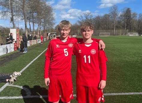 To akademispillere til U15 DBU samling Sønderjyske Fodbold