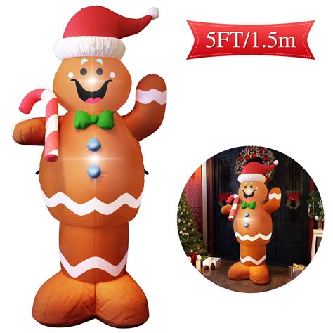 Buy Majalis Christmas Inflatables Decorations 5 Ft Gingerbread Man