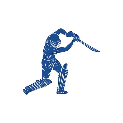 Premium Vector | Cricket player logo design vector Icon Symbol Template ...