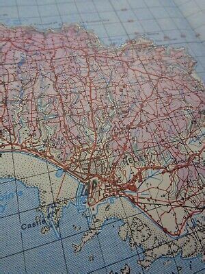 WW2 BATTLE OF NORMANDY map of CHERBOURG PENINSULA & OCCUPIED JERSEY £49.99 - PicClick UK