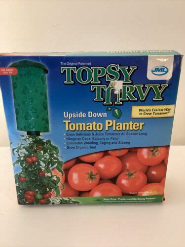 Jml Topsy Turvy Upside Down Tomato Planter Grow Organic Tomatoes All