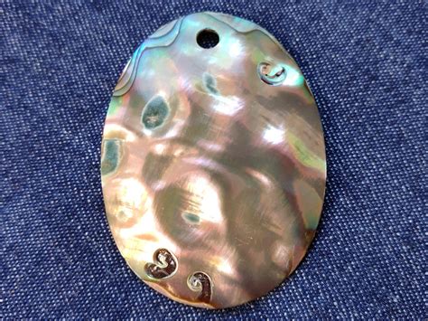 Paua Abalone Muschel Anh Nger Ca X Mm St Ck Zur Etsy