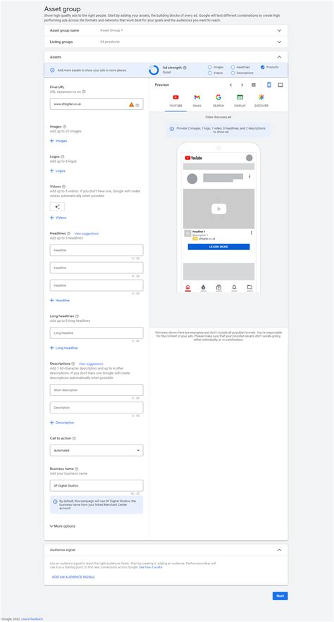 The Ultimate Guide to Google Ads Performance Max Campaigns Assets - SF