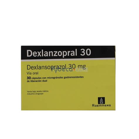 Dexlanzopral Capsulas Mg C Suelta Fybeca