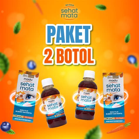 Jual Madu Sehat Mata Bio Gold Dengan Varian Botol Sehat Mata Ekstrak