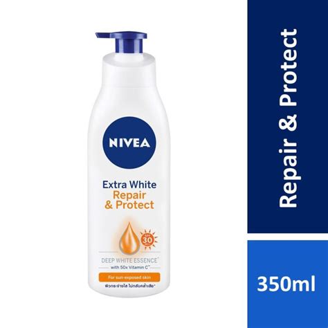 Nivea Body Lotion Extra White Repair And Protect Spf30 350ml Lazada