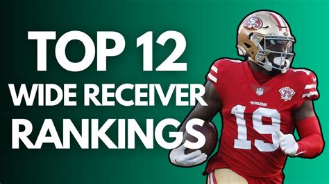 2022 Fantasy Football Rankings Top 12 Wide Receiver Rankings Youtube