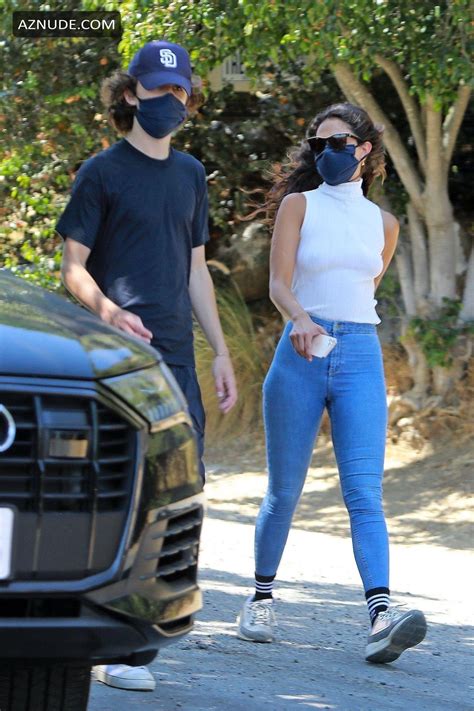 Eiza Gonzalez And Timothee Chalamet Getting Some Fresh Air During A