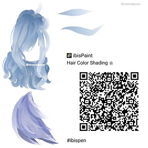 Hair Brush Qr Code By Me Paint Brushes Digital Painting Tutorials