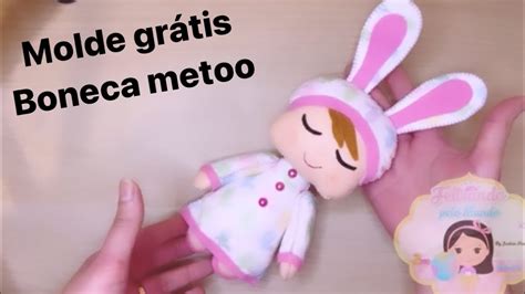 Passo A Passo Boneca Metoo Em Feltro Molde Gr Tis Dool Metoo Youtube