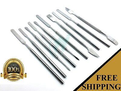 Set 10 PCS PREMIUM Stainless Steel Spatula Wax Double Sided Clay