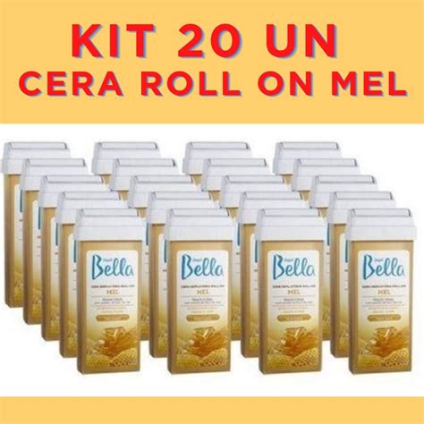 Depil Bella Kit Ceras Roll On Mel G Shopee Brasil