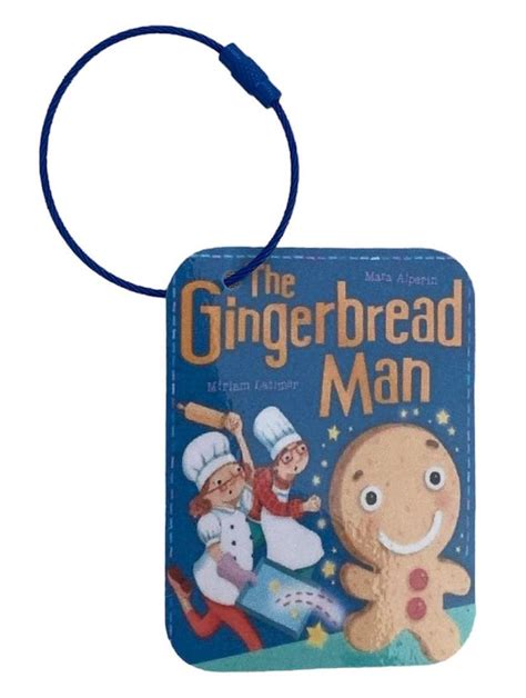 Gingerbread Man Finger Puppets Book Story Set Sack Bag Christmas Gift