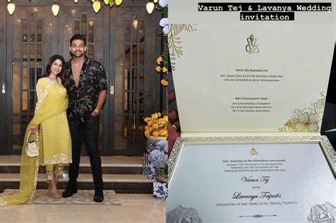 Varun Tej Lavanya Wedding Card Attracts All Cinejosh