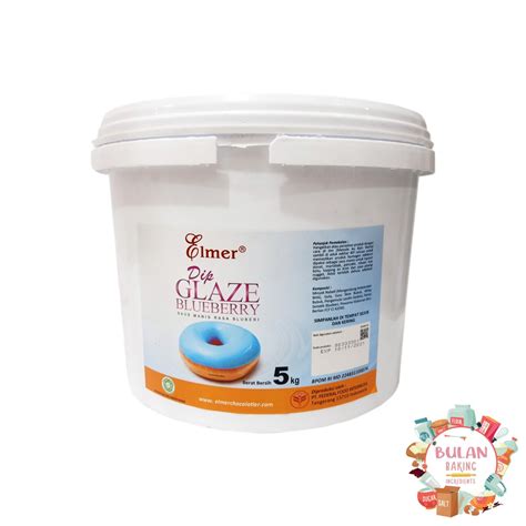 Jual Glaze Blueberry Elmer 500g Repack Shopee Indonesia