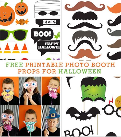 Free Printable Halloween Photo Booth Props