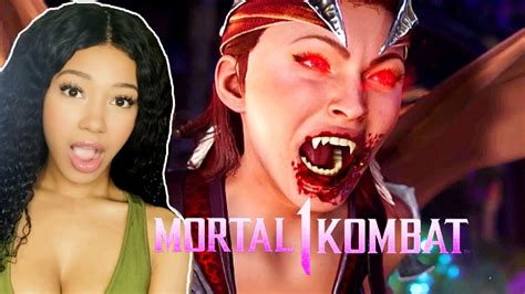 Mortal Kombat Nitara Reveal Trailer Reaction Youtube