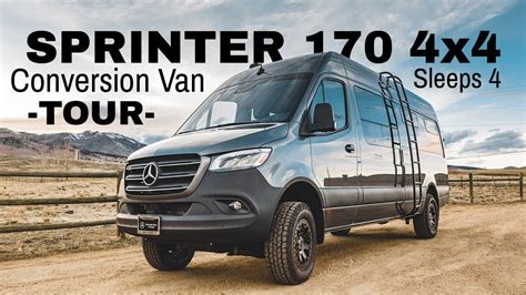 Mercedes Sprinter 170 4x4 Conversion Van Tour Sleeps Up To 4 W