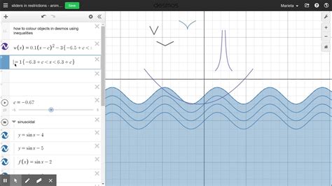 Shading Parts Of A Design In Desmos Using Inequalities YouTube