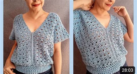 Aprende A Tejer Esta Bella Blusa A Crochet Paso A Paso Tejidos Paso A