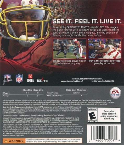 Madden NFL 25 (2013) box cover art - MobyGames