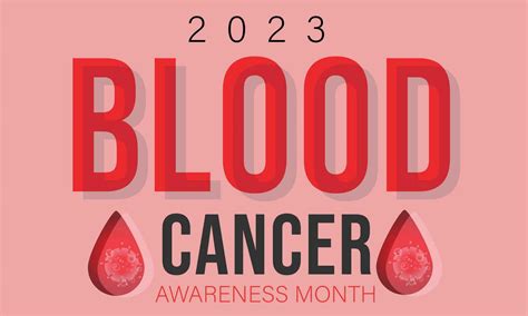 Blood Cancer Awareness Month Background Banner Card Poster