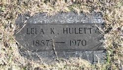 Lela Kinsella Hulett 1887 1970 Find A Grave Memorial