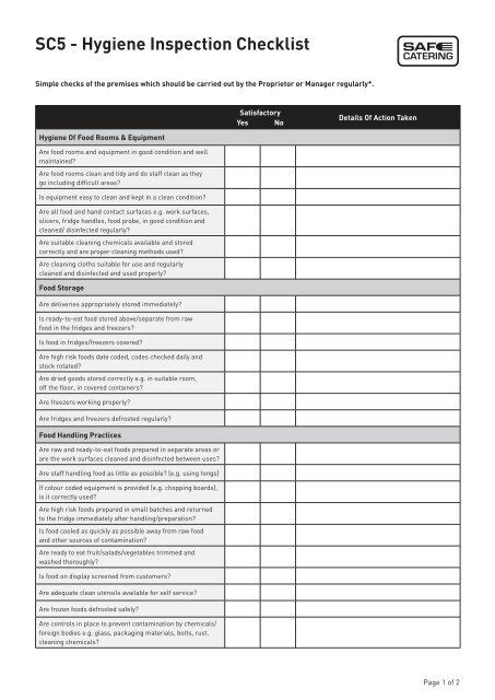 Daily Personal Hygiene Checklist Printable