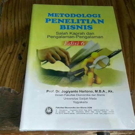 Jual Buku Metodologi Penelitian Bisnis Salah Kaprah Dan Pengalaman2