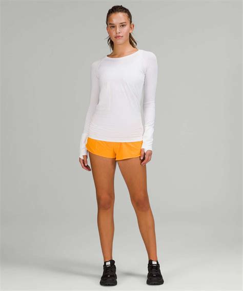 Lululemon Hotty Hot Low Rise Lined Short Clementine Lulu Fanatics