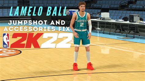 LaMelo Ball Jumpshot And Accessories Fix NBA2K22 YouTube