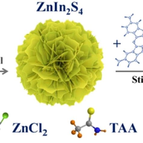 Schematic Illustration Of The Preparation Process Of ZnIn2S4 Pc