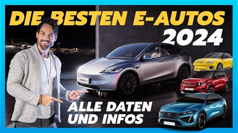 Die Besten E Autos 2024 Alle Daten Und Preise Youtube